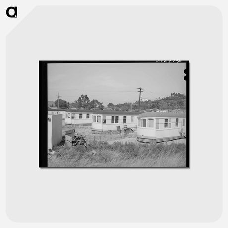 アートポストカード-Streetcar Homes
 - ラッセル リー Postcard.