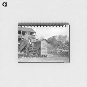 アートメモ帳-Flood Damage, Shawneetown
 - ラッセル リー Memo.