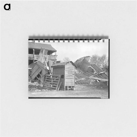 アートメモ帳-Flood Damage, Shawneetown
 - ラッセル リー Memo.