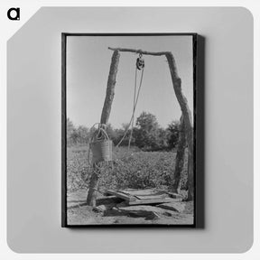 アートパネル-Well of White Tenant Farmer
 - ラッセル リー Canvas.