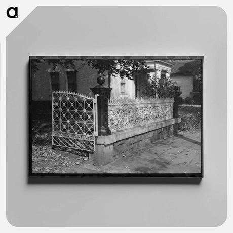 アートパネル-Iron Grill Work, Meriden
 - ラッセル リー Canvas.