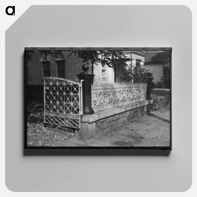 アートパネル-Iron Grill Work, Meriden
 - ラッセル リー Canvas.