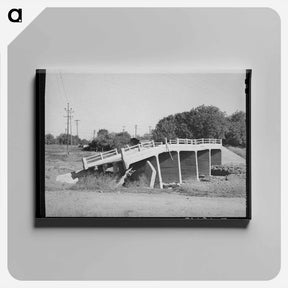 アートパネル-Washed Out Bridge
 - ラッセル リー Canvas.