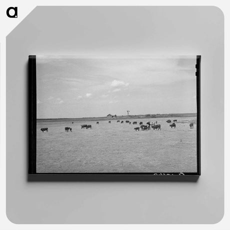 アートパネル-Baca County Scene
 - ラッセル リー Canvas.