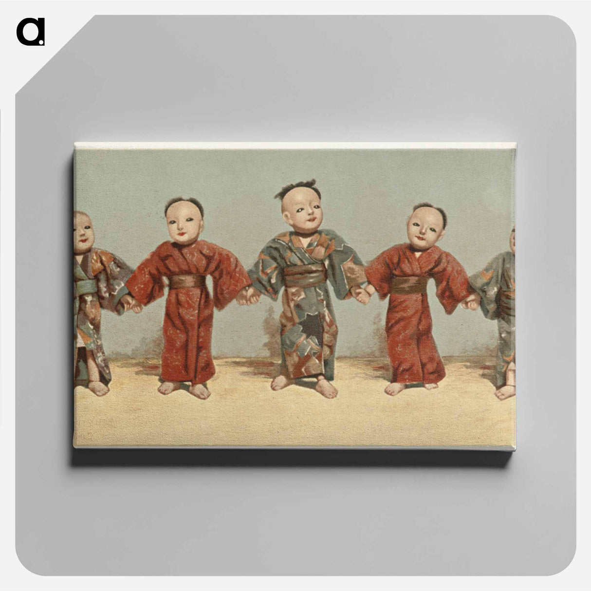 アートパネル-Japanese Dolls
 - ボストン公共図書館 Canvas.