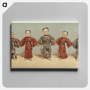 アートパネル-Japanese Dolls
 - ボストン公共図書館 Canvas.