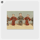 アートポストカード-Japanese Dolls
 - ボストン公共図書館 Postcard.