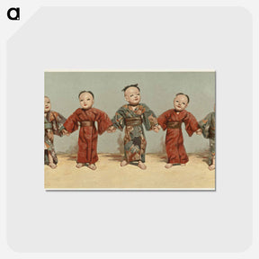 アートポストカード-Japanese Dolls
 - ボストン公共図書館 Postcard.