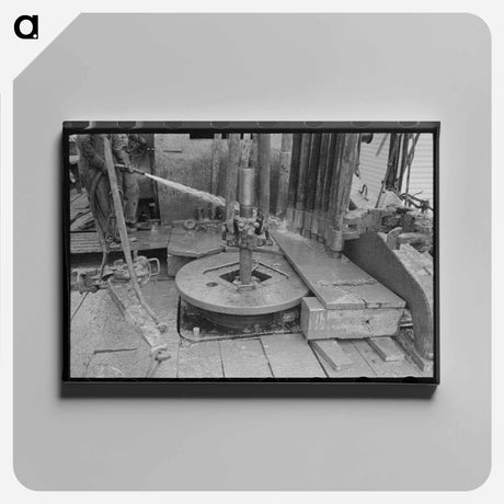 アートパネル-Kilgore Oil Well
 - ラッセル リー Canvas.
