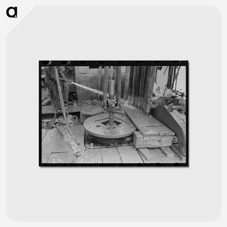 アートポストカード-Kilgore Oil Well
 - ラッセル リー Postcard.