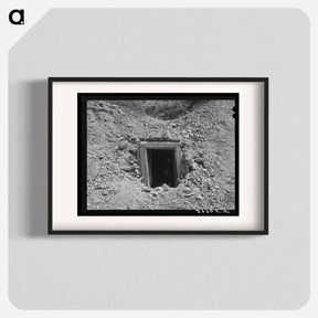 アートポスター-Entrance to Mine Tunnel
 - ラッセル リー Poster.
