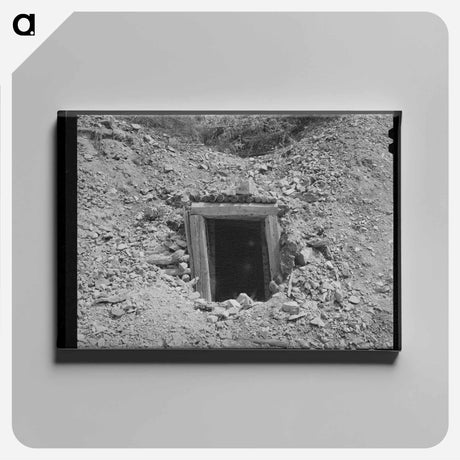アートパネル-Entrance to Mine Tunnel
 - ラッセル リー Canvas.