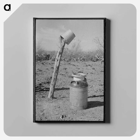 アートパネル-Texas Milk Pickup
 - ラッセル リー Canvas.