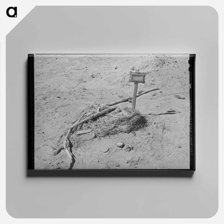 アートパネル-Spanish-American Grave
 - ラッセル リー Canvas.