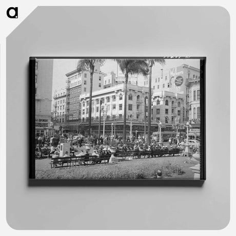 アートパネル-Square in Midtown, San Diego
 - ラッセル リー Canvas.