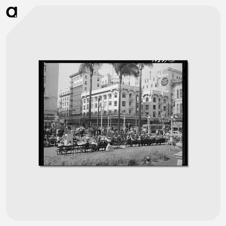 アートポストカード-Square in Midtown, San Diego
 - ラッセル リー Postcard.