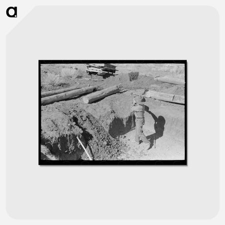 アートポストカード-Faro Caudill, Pie Town
 - ラッセル リー Postcard.