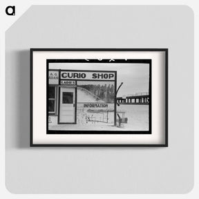 アートポスター-Curio Shop and Ladies' Restroom
 - ラッセル リー Poster.