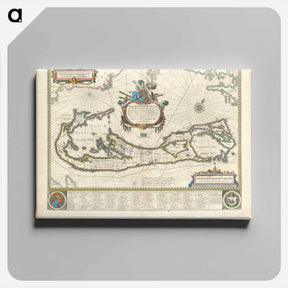 アートパネル-Mappa aestivarum insularum, alias Barmudas dictarum
 - ボストン公共図書館 Canvas.