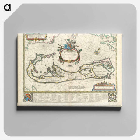 アートパネル-Mappa aestivarum insularum, alias Barmudas dictarum
 - ボストン公共図書館 Canvas.