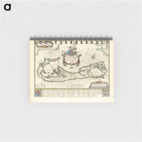 アートメモ帳-Mappa aestivarum insularum, alias Barmudas dictarum
 - ボストン公共図書館 Memo.