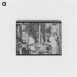 アートメモ帳-Day Laborer on Tractor
 - ラッセル リー Memo.