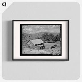 アートポスター-Barn and Corral, Concho, Arizona
 - ラッセル リー Poster.