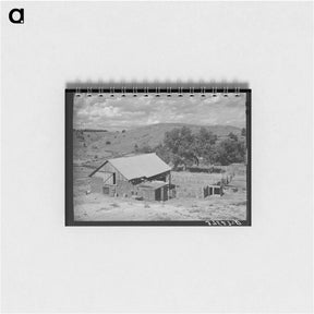アートメモ帳-Barn and Corral, Concho, Arizona
 - ラッセル リー Memo.