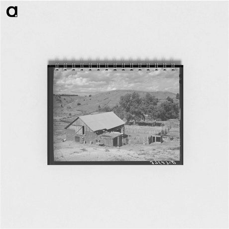 アートメモ帳-Barn and Corral, Concho, Arizona
 - ラッセル リー Memo.