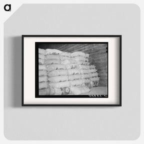 アートポスター-Cotton Seed Meal Storage
 - ラッセル リー Poster.