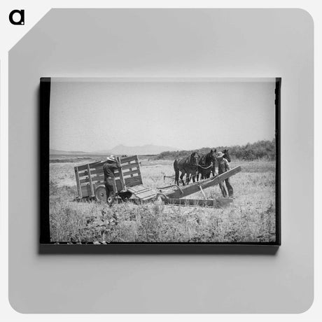 アートパネル-Unloading the Ditcher
 - ラッセル リー Canvas.