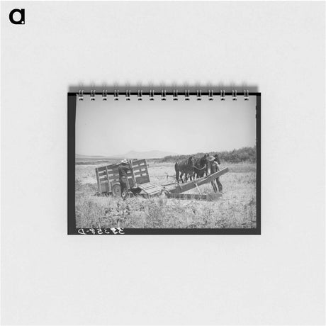 アートメモ帳-Unloading the Ditcher
 - ラッセル リー Memo.