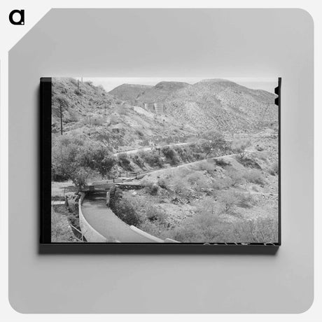 アートパネル-Main Irrigation Ditches, Gila County
 - ラッセル リー Canvas.