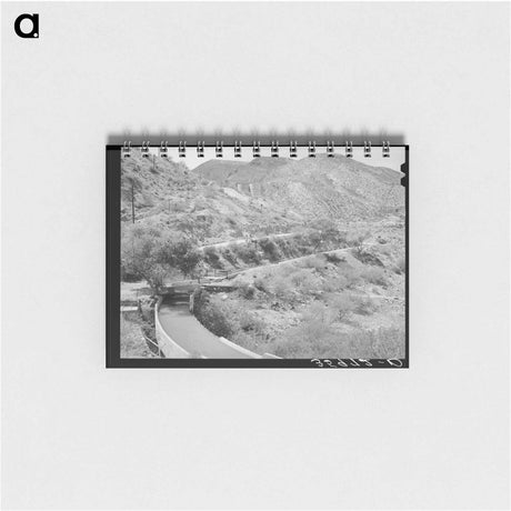 アートメモ帳-Main Irrigation Ditches, Gila County
 - ラッセル リー Memo.