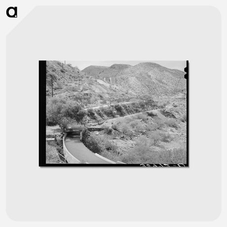 アートポストカード-Main Irrigation Ditches, Gila County
 - ラッセル リー Postcard.