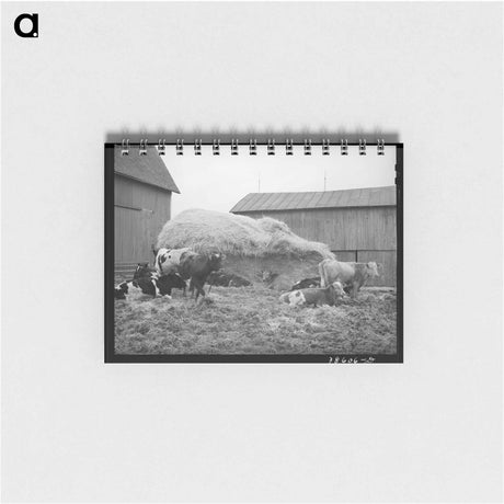 アートメモ帳-Barnyard Scene
 - ラッセル リー Memo.