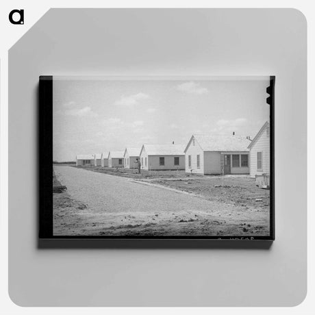 アートパネル-Robstown Labor Camp Houses
 - ラッセル リー Canvas.