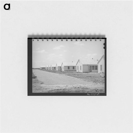 アートメモ帳-Robstown Labor Camp Houses
 - ラッセル リー Memo.