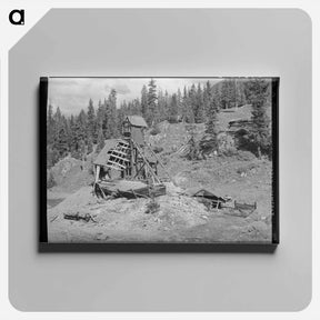 アートパネル-Abandoned Mine, San Juan County
 - ラッセル リー Canvas.