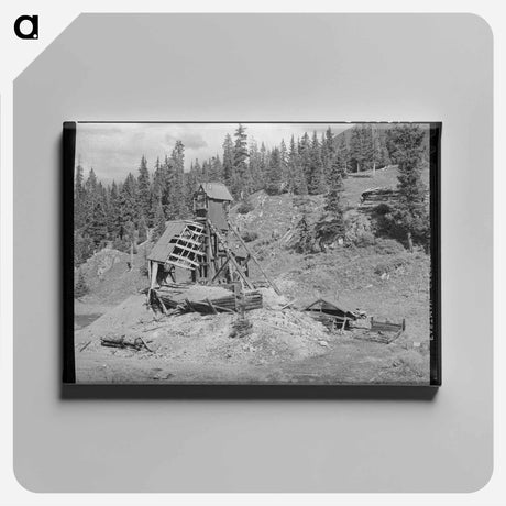 アートパネル-Abandoned Mine, San Juan County
 - ラッセル リー Canvas.