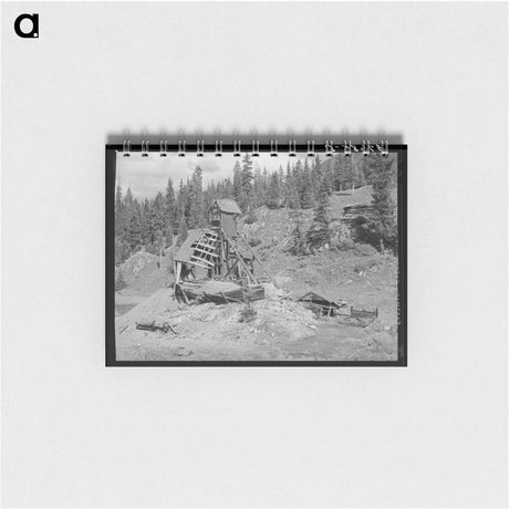 アートメモ帳-Abandoned Mine, San Juan County
 - ラッセル リー Memo.