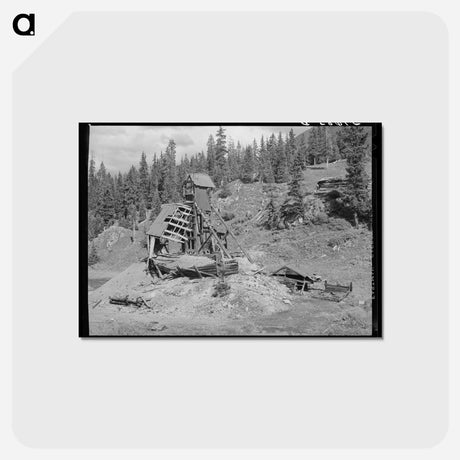 アートポストカード-Abandoned Mine, San Juan County
 - ラッセル リー Postcard.