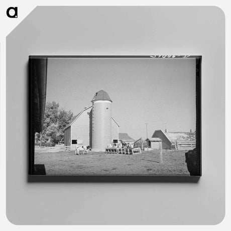 アートパネル-Dairymen's Cooperative Creamery Farm
 - ラッセル リー Canvas.