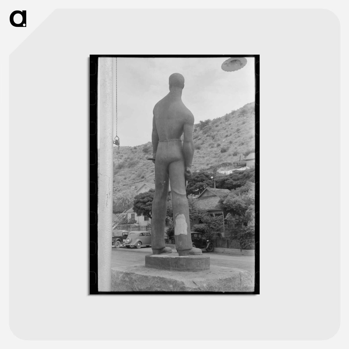 アートポストカード-Bisbee Miners Monument
 - ラッセル リー Postcard.