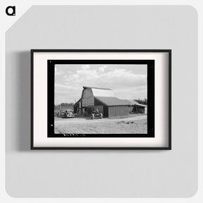 アートポスター-Barn on Panchot's Farm
 - ラッセル リー Poster.