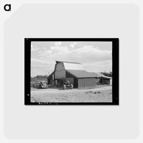 アートポストカード-Barn on Panchot's Farm
 - ラッセル リー Postcard.