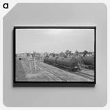 アートパネル-Loading Platform, Seminole Oil Field
 - ラッセル リー Canvas.