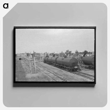 アートパネル-Loading Platform, Seminole Oil Field
 - ラッセル リー Canvas.