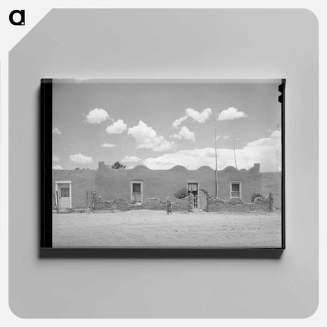 アートパネル-Adobe House, Costilla
 - ラッセル リー Canvas.