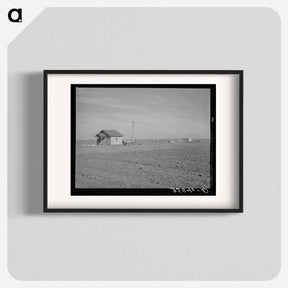 アートポスター-Farmhouse, Gaines County
 - ラッセル リー Poster.